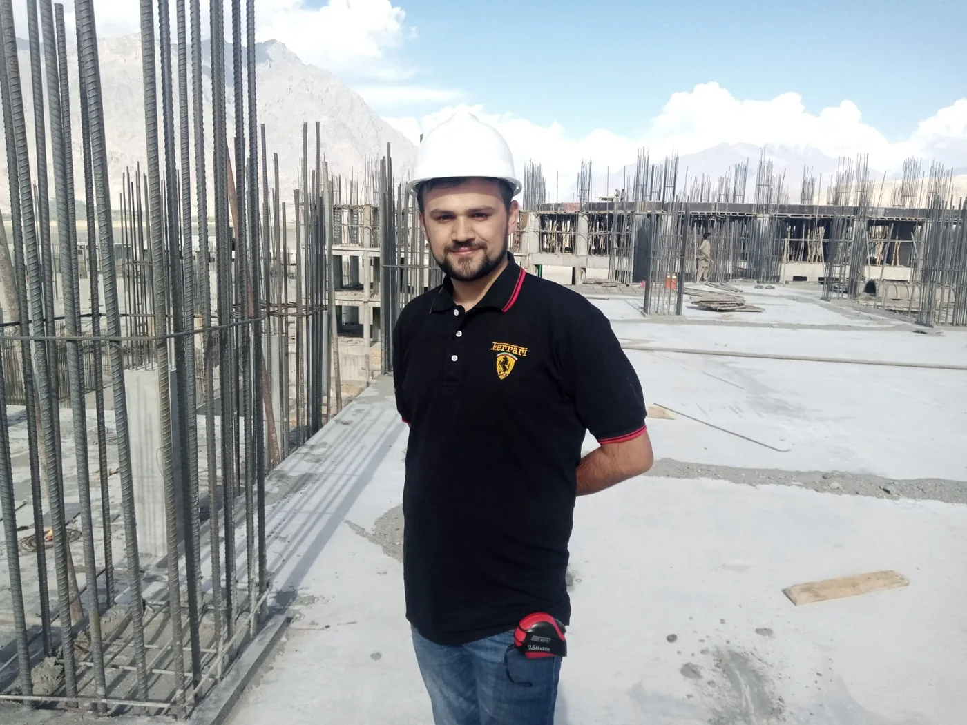 Structural works at Skardu hospital