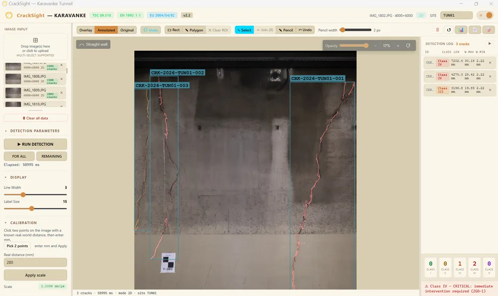 CrackSight screenshot